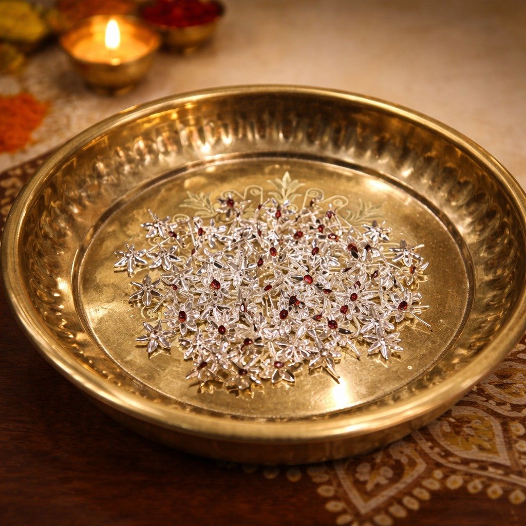 Brass Ganesh Idol - 3 inch